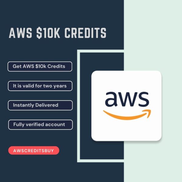 Buy AWS Account With $10,000 Credits