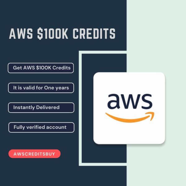 Buy AWS Account With 100K Credits